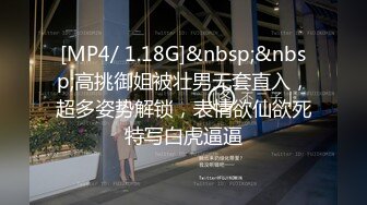 [MP4/ 1.18G]&nbsp;&nbsp;高挑御姐被壮男无套直入，超多姿势解锁，表情欲仙欲死特写白虎逼逼