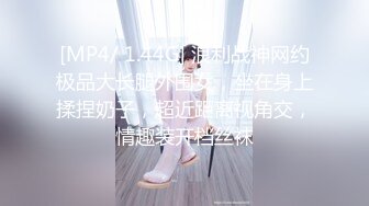 [MP4/ 1.44G] 浪利战神网约极品大长腿外围女，坐在身上揉捏奶子，超近距离视角交，情趣装开档丝袜